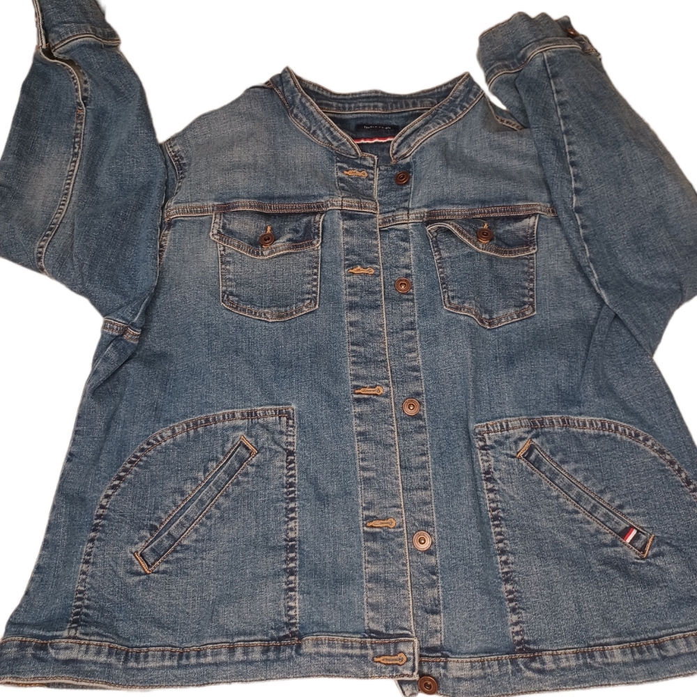 Vintage Womans Tommy Hilfiger Denim Jean Jacket